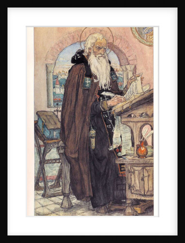 Saint Nestor the Chronicler, 1919 by Viktor Mikhaylovich Vasnetsov