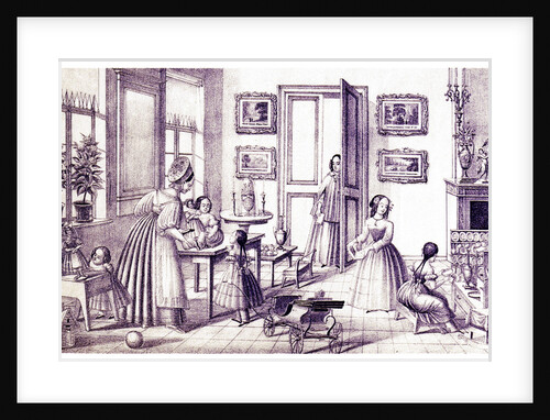 Childrens Room, Early 19th cen by P. Vdovichev