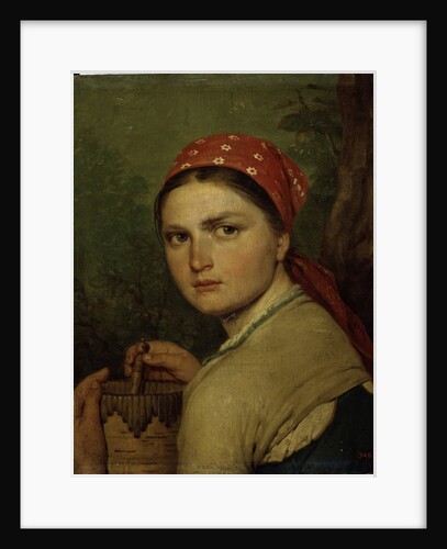 A Peasant Girl, c. 1824 by Alexei Gavrilovich Venetsianov