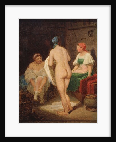 In steam bath, End 1820s by Alexei Gavrilovich Venetsianov