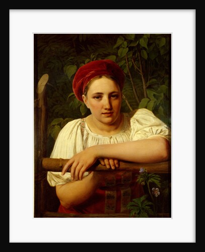 A Peasant Girl of Tver Region, 1840 by Alexei Gavrilovich Venetsianov