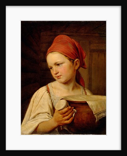 Milkgirl, 1820 by Alexei Gavrilovich Venetsianov