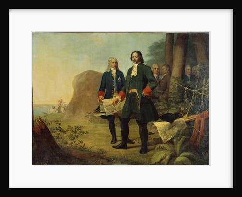 Peter the Great. The founding of Saint Petersburg, 1838 by Alexei Gavrilovich Venetsianov