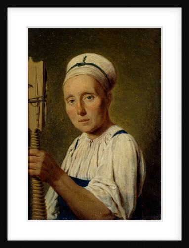 The spinner, 1830s by Alexei Gavrilovich Venetsianov