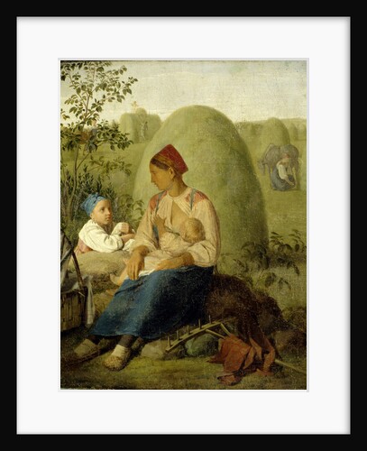 Haymaking, before 1827 by Alexei Gavrilovich Venetsianov