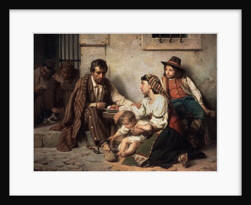Family visiting a prisoner, 1868 by Vasili Petrovich Vereshchagin