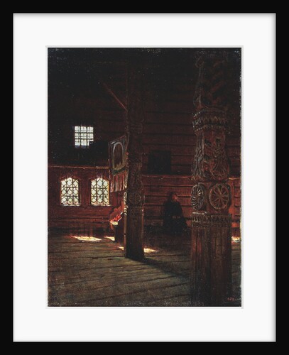 Interior of the Peter and Paul Church in Puchug, 1894 by Vasili Vasilyevich Vereshchagin