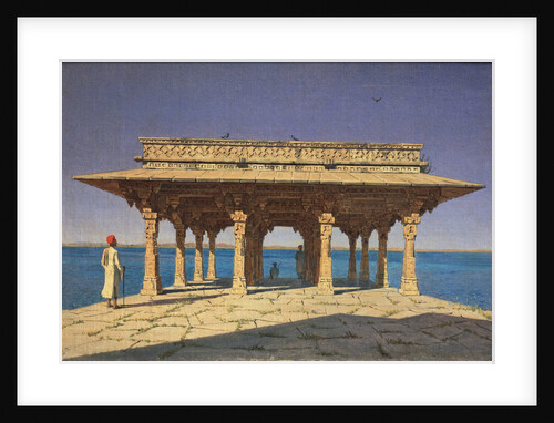 Evening at the Lake (Jaipur District of Rajasthan state, India), 1874 by Vasili Vasilyevich Vereshchagin