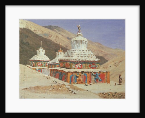 Chorten in Ladakh, 1875 by Vasili Vasilyevich Vereshchagin