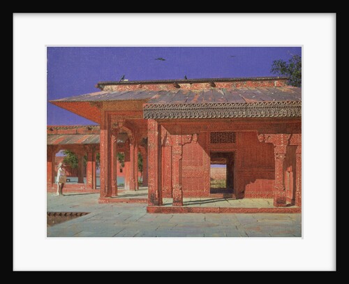 Courtyard of the Harem in the Fatehpur Sikri Imperial Palace, 1874-1876 by Vasili Vasilyevich Vereshchagin