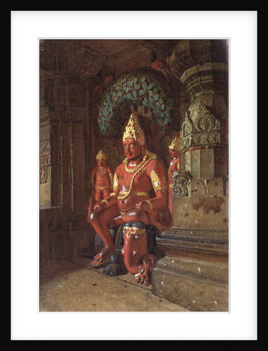 A Vishnu statue in the Indra temple, 1874 by Vasili Vasilyevich Vereshchagin