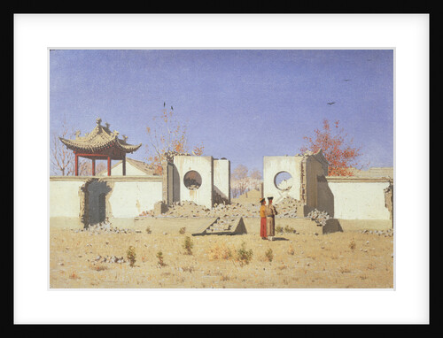 A Chinese Temple Ruin in Akkent, 1869-1870 by Vasili Vasilyevich Vereshchagin