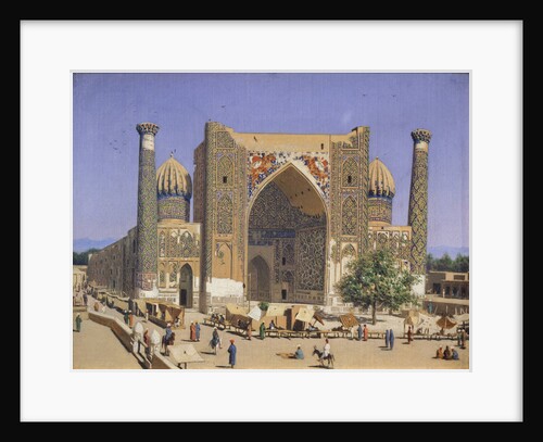 The Sherdar Madrasah at the Registan Square in Samarkand, 1869-1870 by Vasili Vasilyevich Vereshchagin