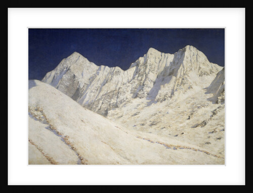 India. Snow on the Himalayas, 1874-1876 by Vasili Vasilyevich Vereshchagin