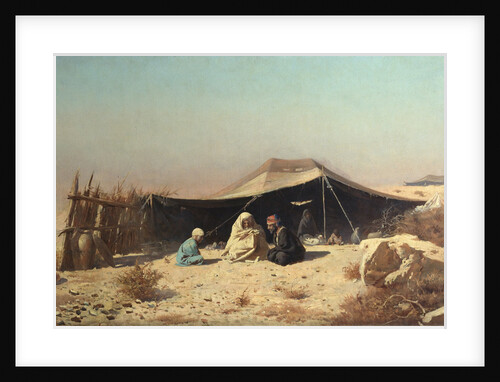 Arabs in the desert. Koran Study by Vasili Vasilyevich Vereshchagin