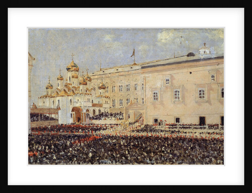 The Coronation of the Emperor Alexander III in the Moscow Kremlin on 15th May 1883, 1883 by Vasili Vasilyevich Vereshchagin