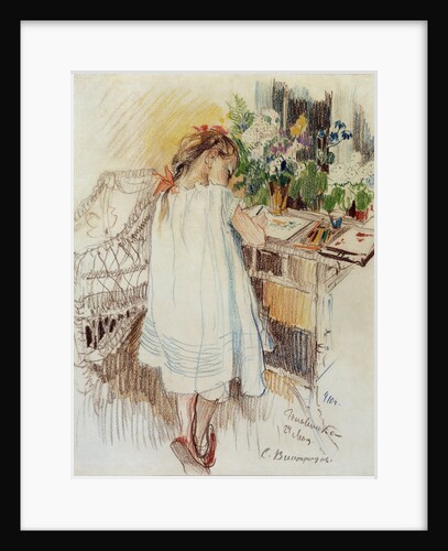 A little one, 1910 by Sergei Arsenyevich Vinogradov