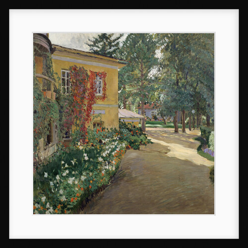 In a country estate, 1910 by Sergei Arsenyevich Vinogradov