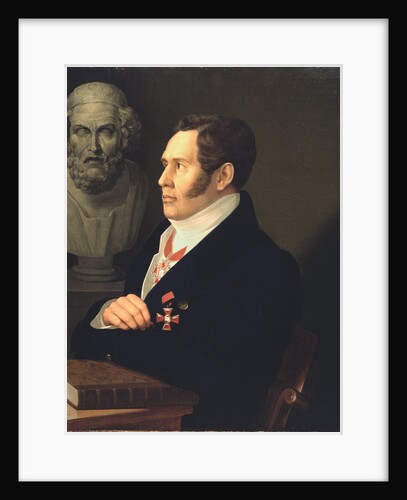 Portrait of the Poet Nikolay Gnedich, 1839 by Mikhail Prokopyevich Vishnevitsky