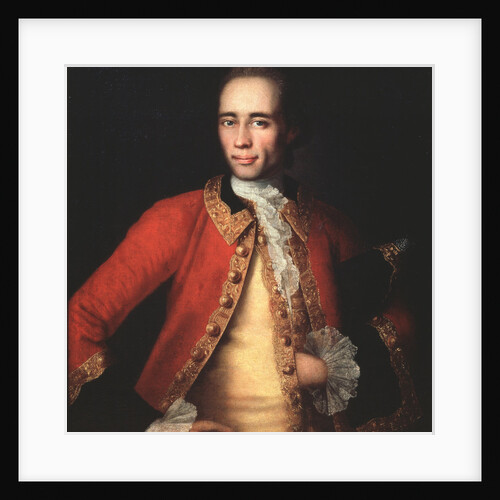 Portrait of the author and translator Matvei Begichev, 1757 by Ivan Yakovlevich Vishnyakov