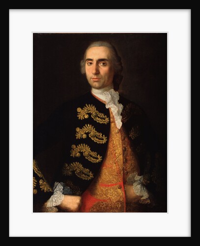 Portrait of Ivan Kotsarev, 1757-1759 by Ivan Yakovlevich Vishnyakov