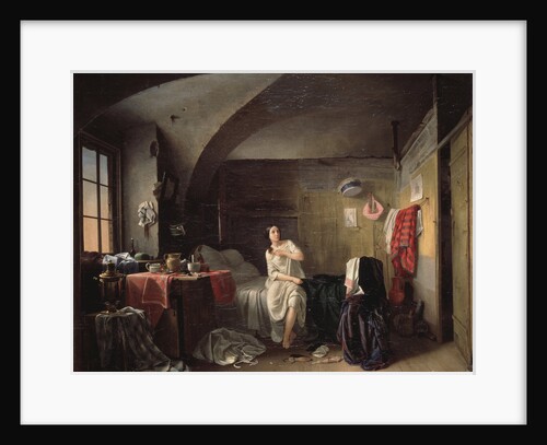 Morgen of a tailor, 1855 by Dmitri Petrovich Volokhov