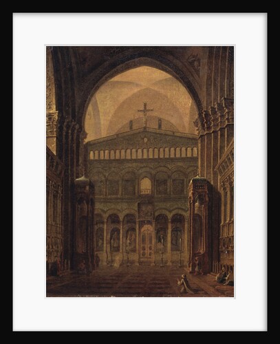 Interior of the Temple in Jerusalem, 1821 by Maxim Nikiphorovich Vorobyev
