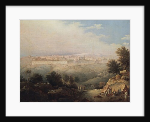 View of Jerusalem, 1821 by Maxim Nikiphorovich Vorobyev