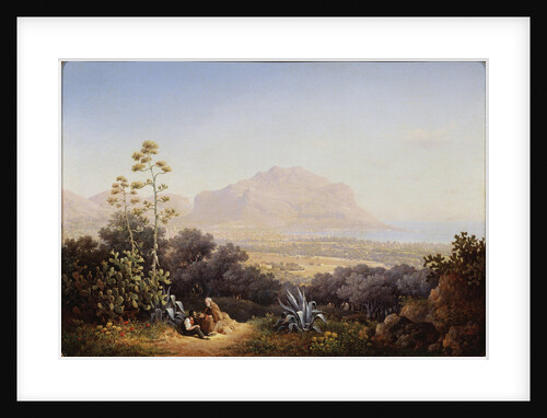 View of Palermo, 1845 by Sokrat Maximovich Vorobyev