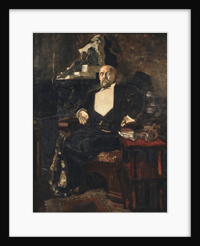 Portrait of the Founder of the first Russian Private Opera Savva Mamontov, 1897 by Mikhail Alexandrovich Vrubel