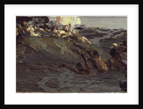 Playing naiads and tritons, 1899 by Mikhail Alexandrovich Vrubel