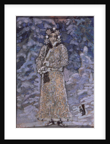 Costume design for the opera Snow Maiden by N. Rimsky-Korsakov, 1890s by Mikhail Alexandrovich Vrubel