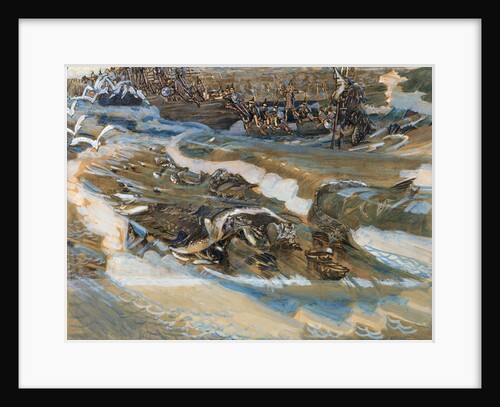 Illustration for the Fairy tale of the Tsar Saltan by A. Pushkin, 1901 by Mikhail Alexandrovich Vrubel