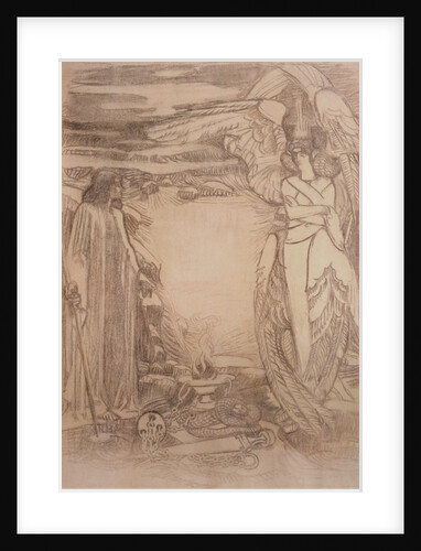 Illustration for the poem Prophet by A. Pushkin, 1905 by Mikhail Alexandrovich Vrubel