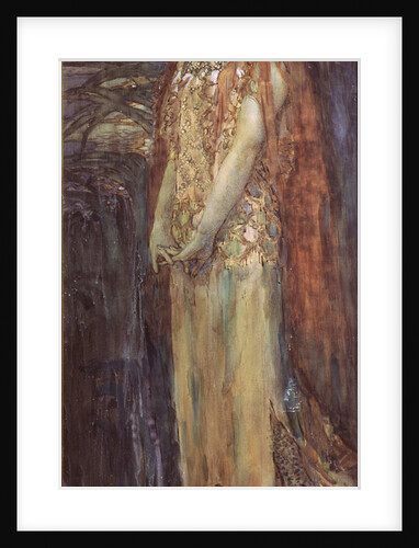 Singer Nadezhda Zabela-Vrubel as Princess Volkhova in the opera Sadko by N. Rimsky-Korsakov, 1898 by Mikhail Alexandrovich Vrubel