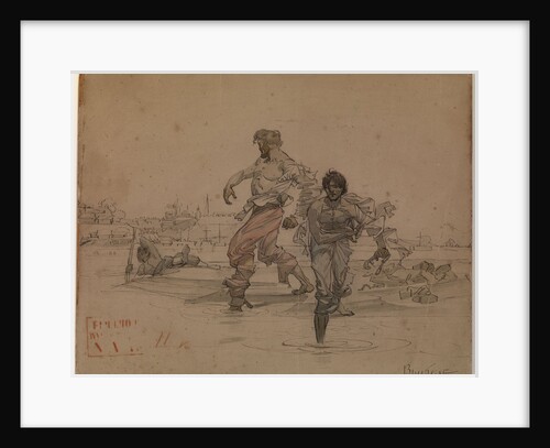 Illustration for the poem The Robber Brothers by Alexander Pushkin, 1881 by Mikhail Alexandrovich Vrubel