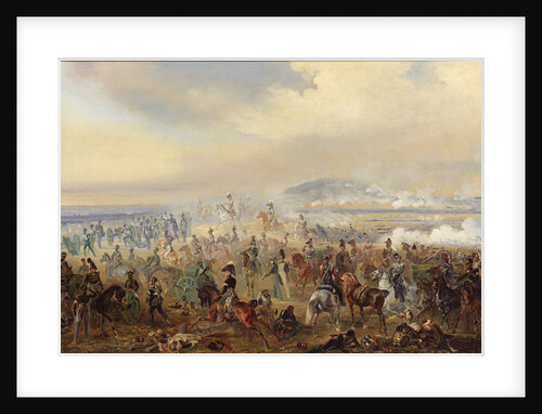 The Battle of Leipzig in October 1813, 1886 by Gottfried Willewalde