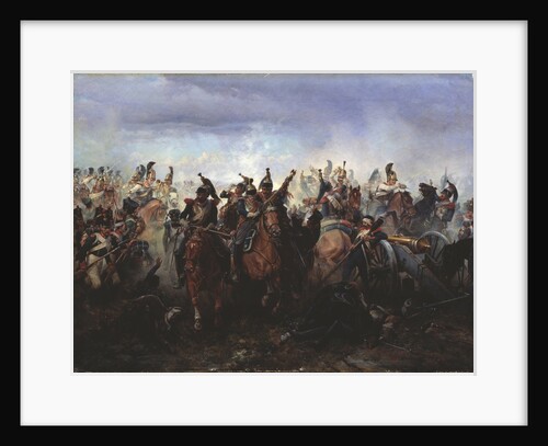 The battle of Fer-Champenois on March 13, 1814, 1891 by Gottfried Willewalde