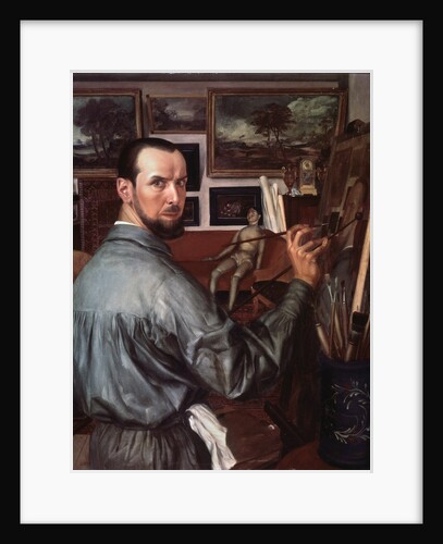 Self-portrait, 1917 by Alexander Yevgenyevich Yakovlev