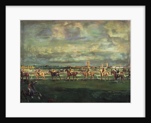 Horseracing, 1911 by Georgi Bogdanovich Yakulov