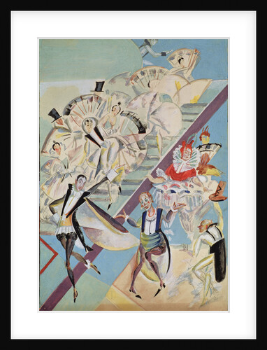 Stage design for the operetta Girofle-Giroflia by Ch. Lecocq, 1922 by Georgi Bogdanovich Yakulov