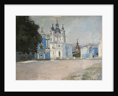The Smolny Convent in Saint Petersburg, Early 20th cen by Stepan Petrovich Yaremich