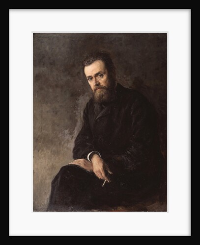 Portrait of the author Gleb Uspensky, 1884 by Nikolai Alexandrovich Yaroshenko