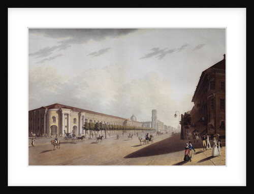 The Great Gostiny Dvor (Merchant Yard) in St Petersburg, 1820s by Yermolai Ivanovich Yesakov