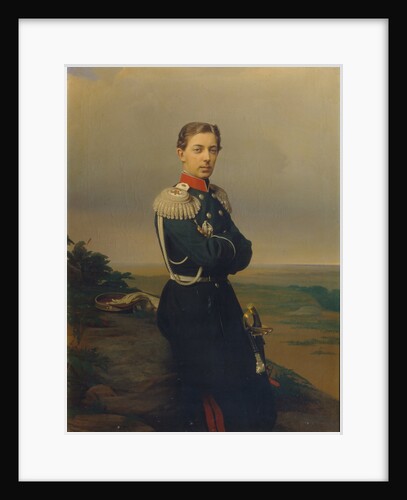 Portrait of Tsarevich Nicholas Alexandrovich of Russia (1843?1865) by Sergei Konstantinovich Zaryanko