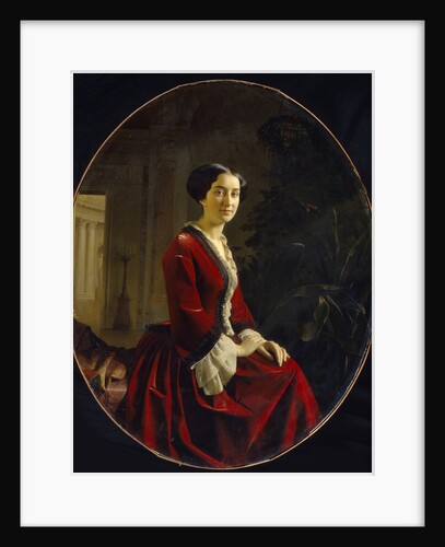 Portrait of Countess Yelizaveta Christoforovna Abamelik-Lazareva, 1854 by Sergei Konstantinovich Zaryanko