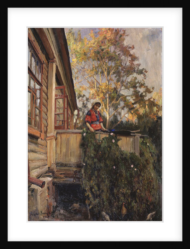 On the balcony, 1912 by Matvei Markovich Zaytsev