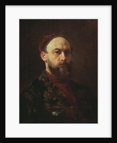 Self-portrait by Firs Sergeevich Zhuravlev