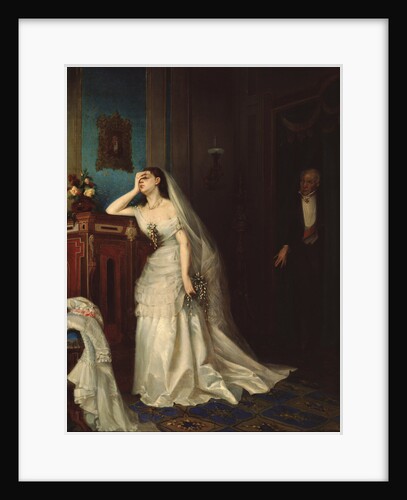 After the marriage, 1874 by Firs Sergeevich Zhuravlev