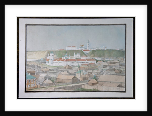 View of Tobolsk, 1850s by Mikhail Stepanovich Znamensky
